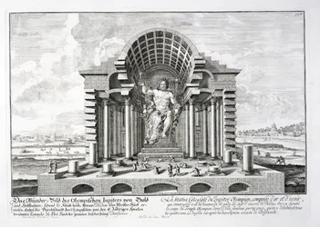 Statyn av Olympian Zeus av Phidias, plåt 5 från 