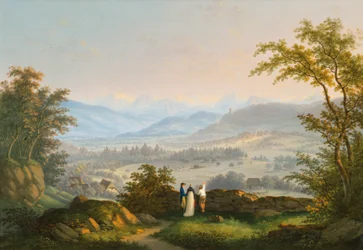 Omgivningen av Habsburg-ruinerna