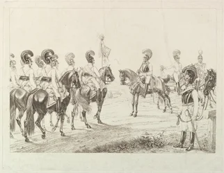 Österrikiska Cuirassiers, tidigt 1800-tal.