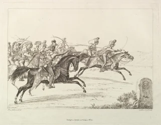 Österrikiska Lancers, tidigt 1800-tal.