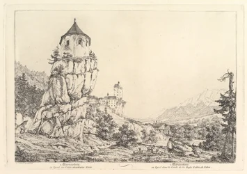 Landskap, Mariastein i Tyrolen, tidigt 1800-tal.