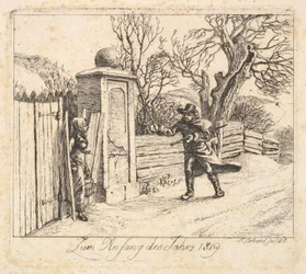 Vinterlandskap, 1818.