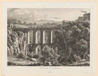 Landskap med akvedukt - Civita Castellana