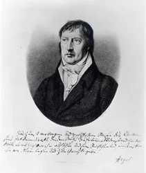 Georg Wilhelm Friedrich Hegel, graverad av F.W Bollinger, c.1825