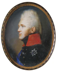 Porträtt av kejsar Alexander I 1777-1825, 1805