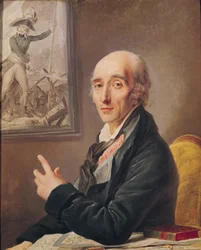 Porträtt av marskalk Pierre Francois Charles Augereau (1757-1816)