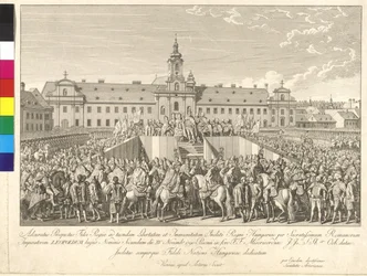 Kröningen av kejsar Leopold II till kung av Ungern i Bratislava den 15 november 1790