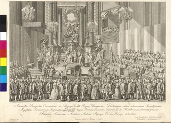 Kröningen av kejsar Leopold II till kung av Ungern i Bratislava den 15 november 1790