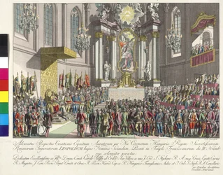 Kröningen av kejsar Leopold II till kung av Ungern i Bratislava den 15 november 1790