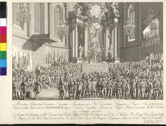 Kröningen av kejsar Leopold II till kung av Ungern i Bratislava den 15 november 1790
