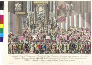 Kröningen av kejsar Leopold II till kung av Ungern i Bratislava den 15 november 1790