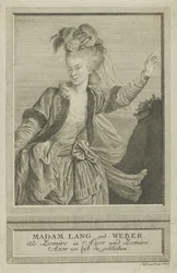 Aloisia Lange, född Weber 1760-1839 som Zemire, 1784.