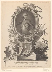 Porträtt av Charles William Ferdinand av Brunswick-Wolfenbüttel