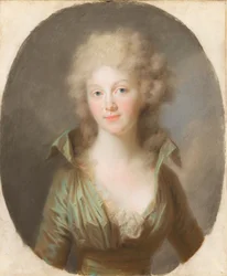 Friederike Luise Wilhelmine av Preussen 1774-1837, drottning av Nederländerna, ca. 1790.
