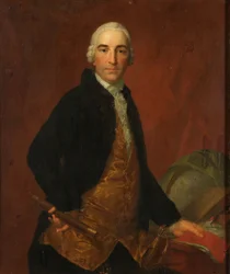 Porträtt av Willem Arnold Alting, generalguvernör för Holländska Ostindiska kompaniet
