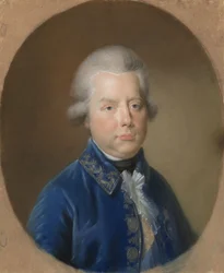 William V, Prince of Orange, 1789 (pastell på pergament)