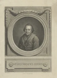 Porträtt av Moses Mendelssohn 1729-1786, 1772.