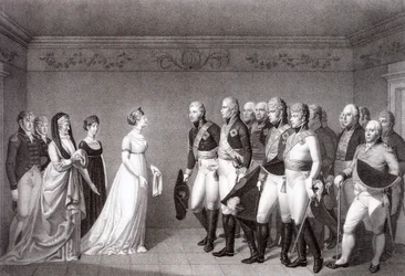 Mötet mellan Luise av Preussen och kronprins Alexander av Ryssland i Memel, 1805