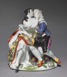 The Lovers, tillverkad av Meissen Porslinsfabrik, Tyskland, ca 1740