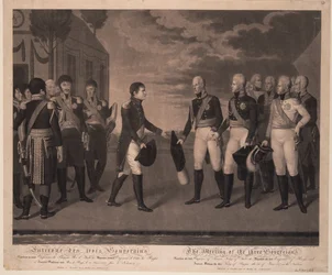 Tilsit möte för tre monarker i juli 1807, 1808
