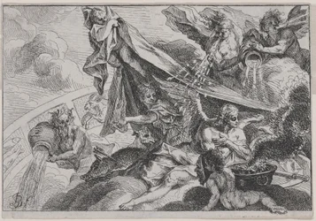 Allegory of Winter med Diana the Huntress
