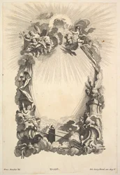 Förbundets ark, från Book of Cartouches, mitten av 1700-talet.