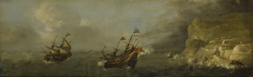 Seascape (olja på ekpanel)