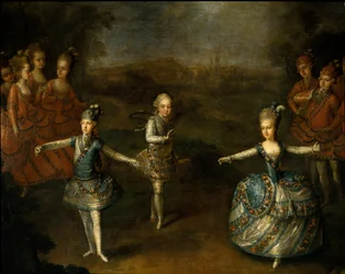Representation of the ballet le triumphe de l
