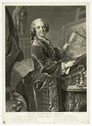 Porträtt av Jean Baptiste Massé