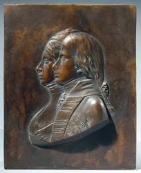 Fredrik Vilhelm III. som kronprins med sin hustru Luise von Mecklenburg-Strelitz