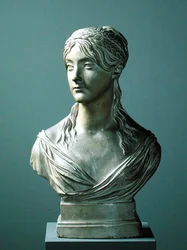 Porträtt av Marianne Schlegel (1791-1869), 1805 (gips)