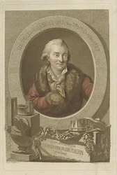 Porträtt av Johann Friedrich Reinecke 1745-1787, 1788.