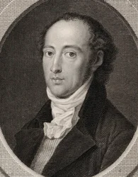 Porträtt av kompositören Johann Anton André 1775-1842, 1800.