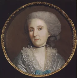 Porträtt av prinsessorna Natalya Vladimirovna Saltykova 1737-1812, 1784