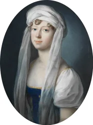 Johann Heinrich Schröder - Storfurstinnan Maria Pavlovna Romanova av Ryssland som arvprinsessa av Sachsen-Weimar-Eisenach 1806