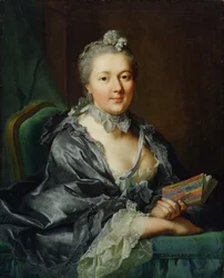 The Artists Second Wife, Julie Marianne Pernette, född Robert, 1762
