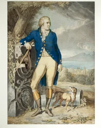Porträtt av Johann Wolfgang von Goethe på landet