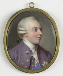 Porträtt av George III (1738-1820), kung av England