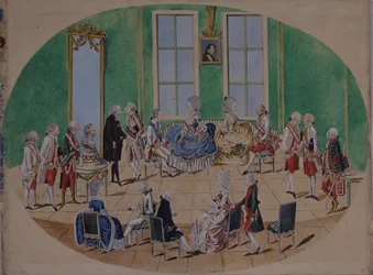 Storhertig Pavel Petrovich och storhertiginna Maria Fyodorovna i Wien 1782, 1782