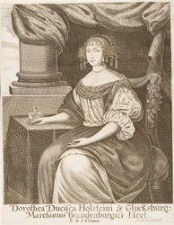 Johann Hoffmann - Dorothea av Holstein-Glücksburg, markgrevinna av Brandenburg