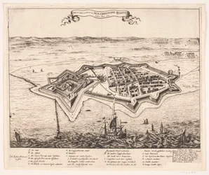 Staden och Castel Landskron erövrades av I.K.M Cristiano Quinto Anno 1676