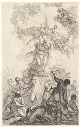 Kristi himmelsfärd, ca. 1750.