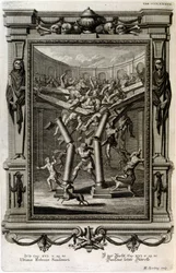 Simson förstör Baals tempel