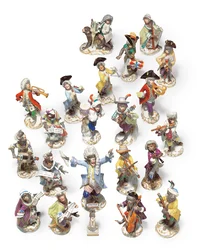 Meissen tjugoett stycke apband