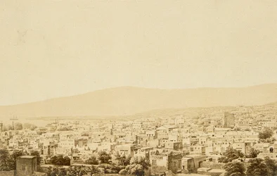 Beirut. Etsning av Bernatz et alii - Steinkopk J.F. Redaktör
