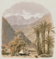 Sinai. Etsning av Bernatz et al - Steinkopk J.F. Redaktör