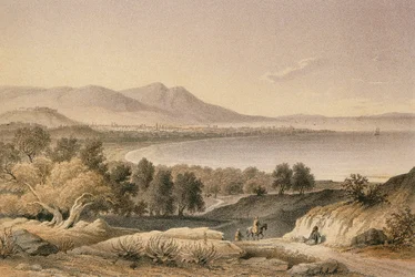 Smyrna. Etsning av Bernatz et alii - Steinkopk J.F. Redaktör