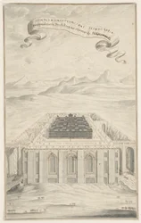 Studie för Templet i Jerusalem, skylt 424, Physica Sacra