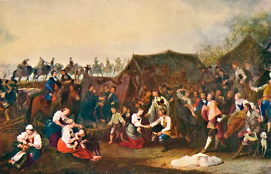Ett bröllop i lägret, c1850, 1903