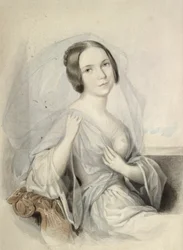 Porträtt av Henriette Gertrude Sontag (1806-54)